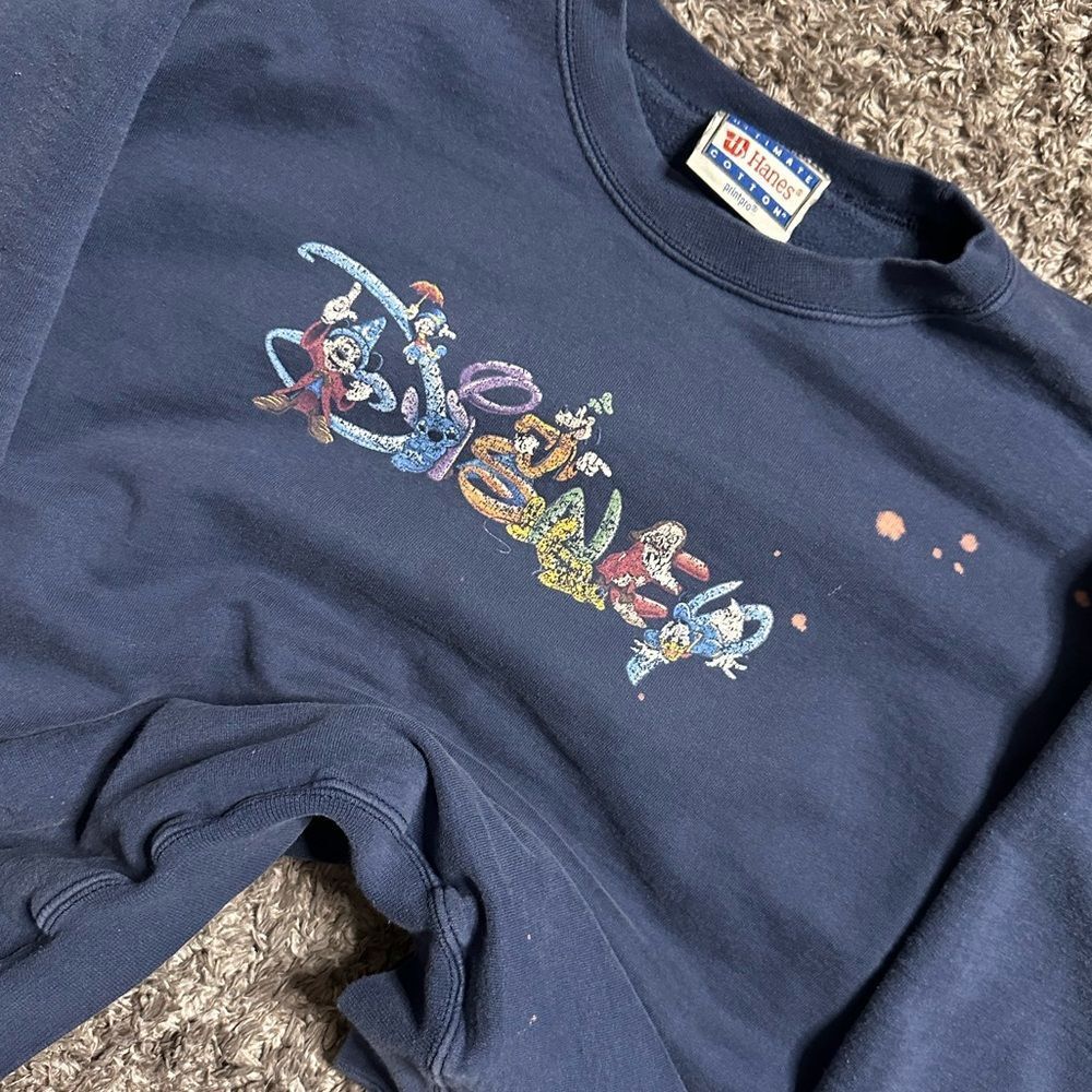 Y2K Disney Bootleg Crewneck